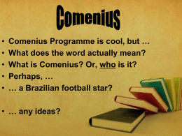 What is Comenius?