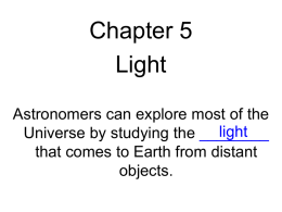 Light Intro and Inverse Sq Law 2012