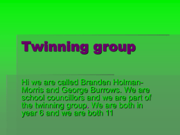 Twinning group - Priory Fields School, Dover