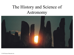 3. History of Astronomy and Science