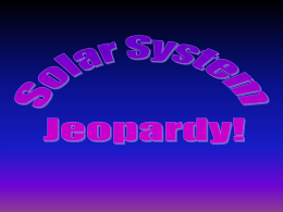 solar system review jeopardy
