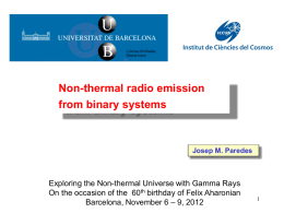 Non-Thermal Radio Emission from Binary Systems