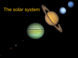 The solar system - World of Teaching