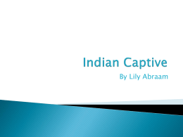 Indian Captive - burns