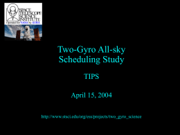 Two Gyro Science Studies