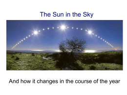 The Sun in the Sky