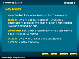 Studying Space Section 2