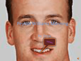 Peyton Williams Manning