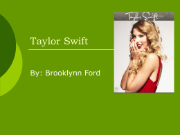 Taylor Swift - woodridgemusicapp