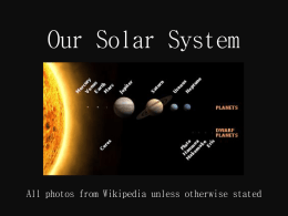 Solar System Information