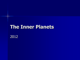 The Inner Planets