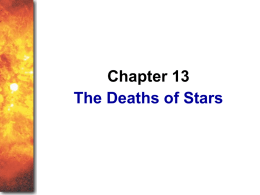Chapter 13: The Death of Stars