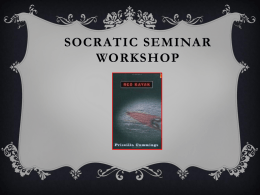 Socratic seminar