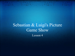 Luigi and Sebastian lesson 4 game - Vocab10-2CHS