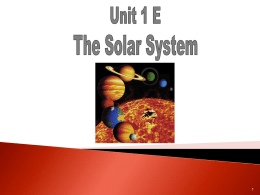 The Solar SysteM