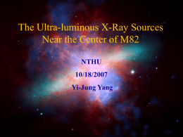 The ultra-luminous x-ray sources near center of M82