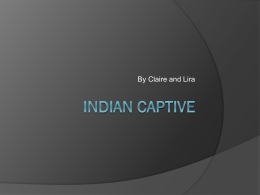 Indian Captive - Fitz