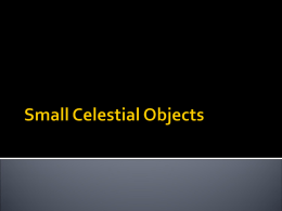 SNC1DO Small Celestial Objects