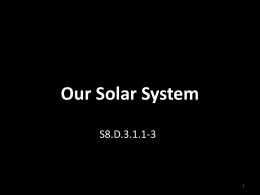 Our solar systemx