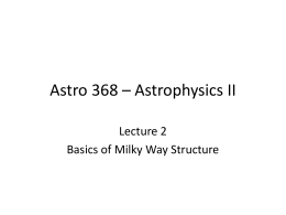 Astro 368 * Astrophysics II