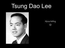 Tsung Dao Lee - HawksPhysicalScienceBlue2