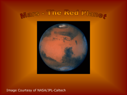 Mars - The Red Planet - Challenger Learning Center