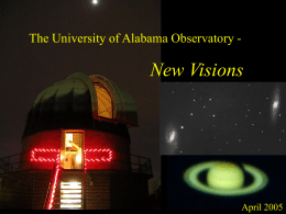 UA 16-inch telescope - UA Astronomy