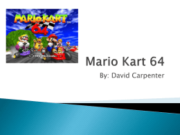 Mario Kart 64 presentationx