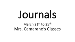 Journals - Kyrene School District