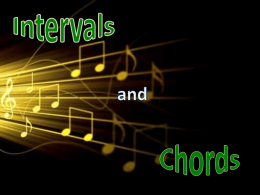 Intervals and Chords Powerpoint