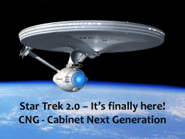 Star Trek 2.0 – It`s finally here! CNG