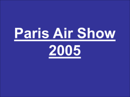 2005 Paris Airshow