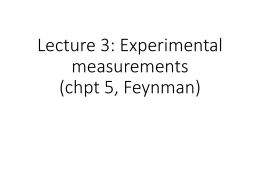 Lecture 03: measurement (see, observe)