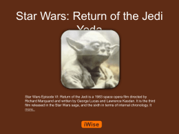 Star Wars: Return of the Jedi Yoda Powerpoint