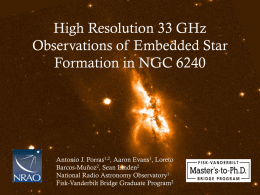 High Resolution 33 GHz Observations of Embedded Star Formation