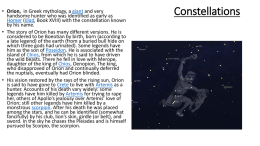 What is a constellation?