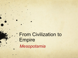 From Civilization to Empire