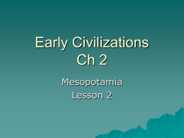 Early Civilizations Ch 2