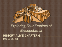 History Alive! Chapter 6 pages 51