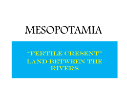 MESOPOTAMIA - Central Bears Geography and World History