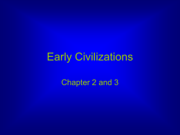 EarlyCivilizations