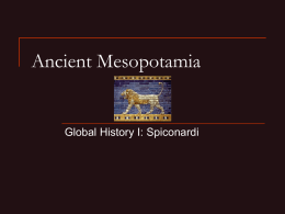 Ancient Mesopotamia - White Plains Public Schools