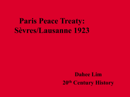 Paris Peace Treaty