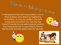 Moats in Mesopotamia