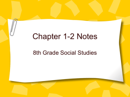 Chapter 1-2 Notes