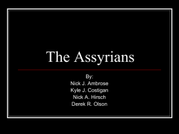 The Assyrians - adamson-NLU-authentic