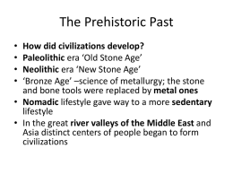 Chapter 1 Prehistoric Past