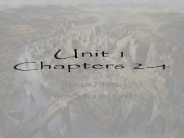 Unit 1 Chapters 2-4