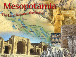 Mesopotamia, the First Civilization
