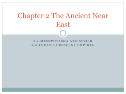Chapter 2 The Ancient Near East